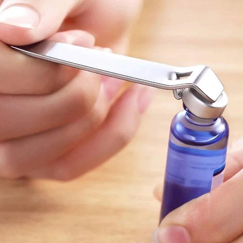 Stainless Steel Ampule Bottle Opener, Portable Can Opener, Soda Can Opener, Kitchen Accessories, Kitchenware, Doctor Medical Tools, Oral Liquid Bottle Opener, Utensils