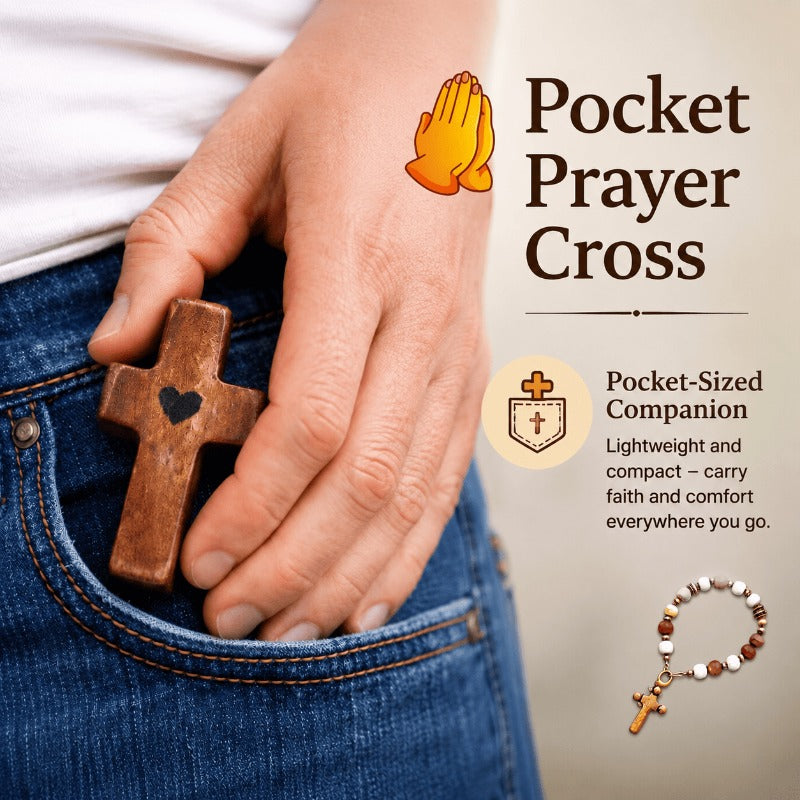 Solid Wood Handholding Cross Gifts