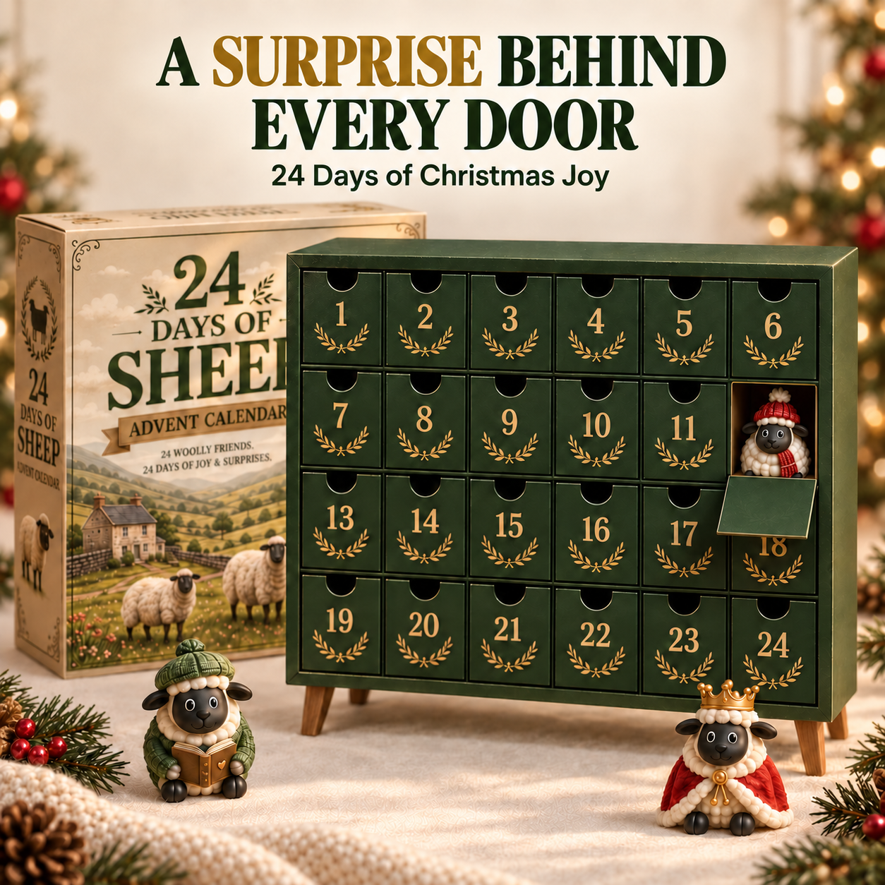 🎄🔥【CHRISTMAS HOT SALE 49% OFF】🐑2026 Days of Sheep Blind Box Christmas gifts