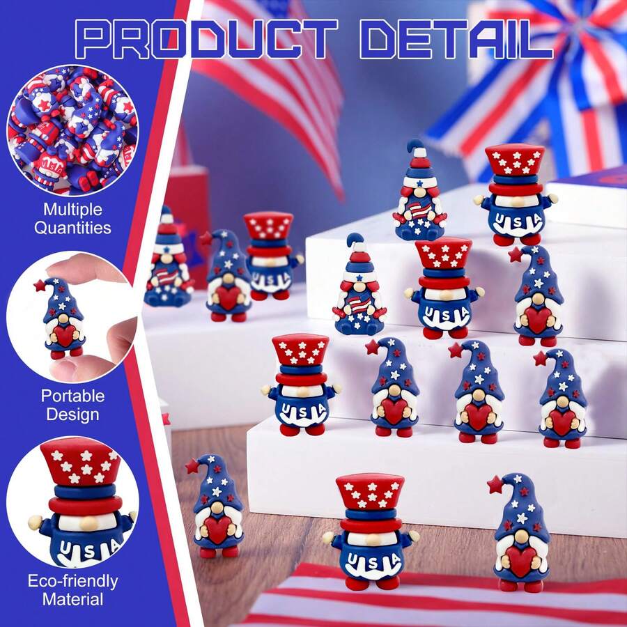 250th Anniversary Patriotic gnome figurine, July 4th gift