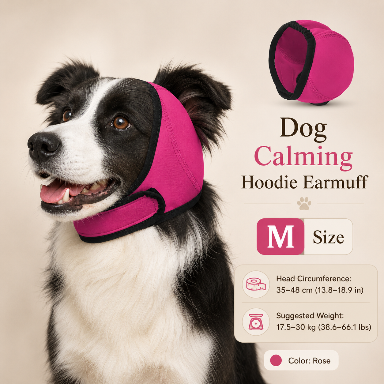 Waterproof Dog Calming Ear Muffs ,Headphones