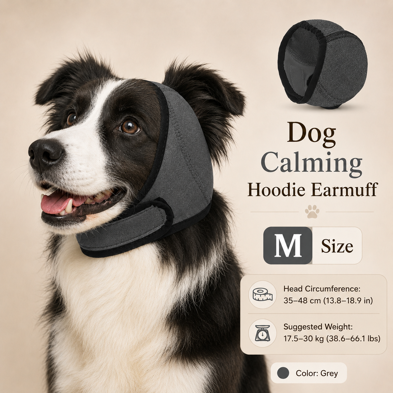 Waterproof Dog Calming Ear Muffs ,Headphones