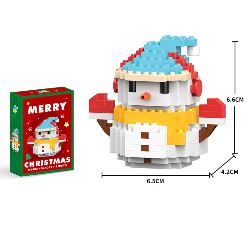 Mini Christmas Building Blocks Set