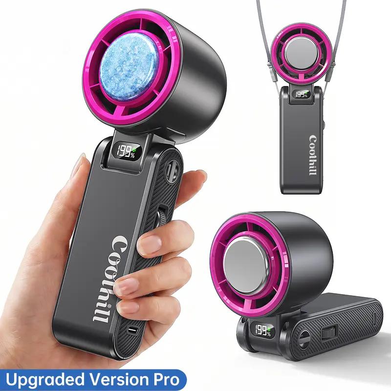 CoolHill Portable Handheld High Speed Fan - 199 Speeds