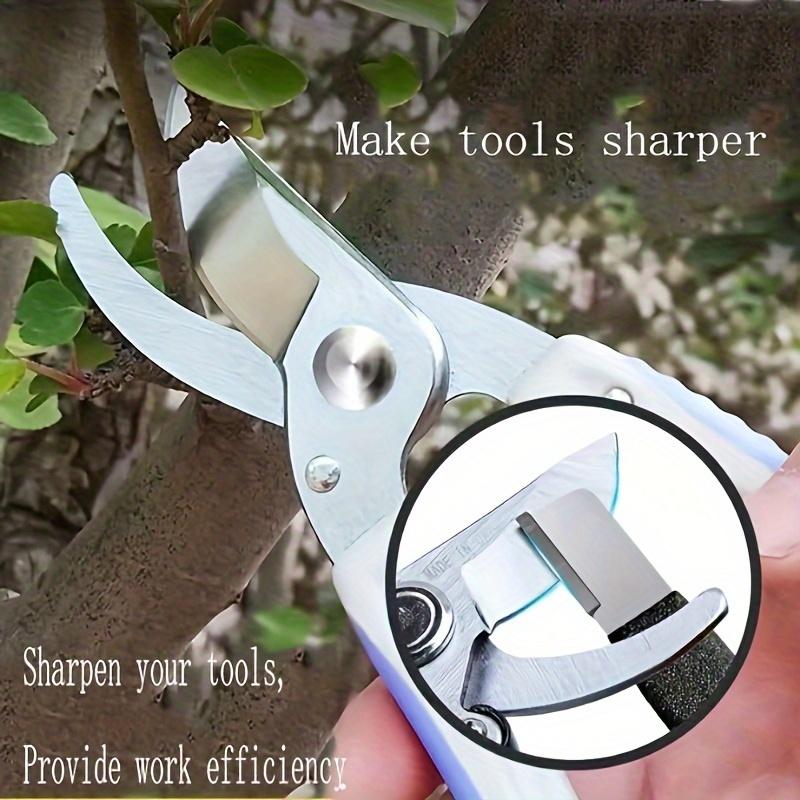 3 Count Professional Kitchen Knife Sharpener,Precision Edge Knife Sharpening Tool,Knife Sharpening Stone For Blade,Lncluding Garden Shears.Colors are random.