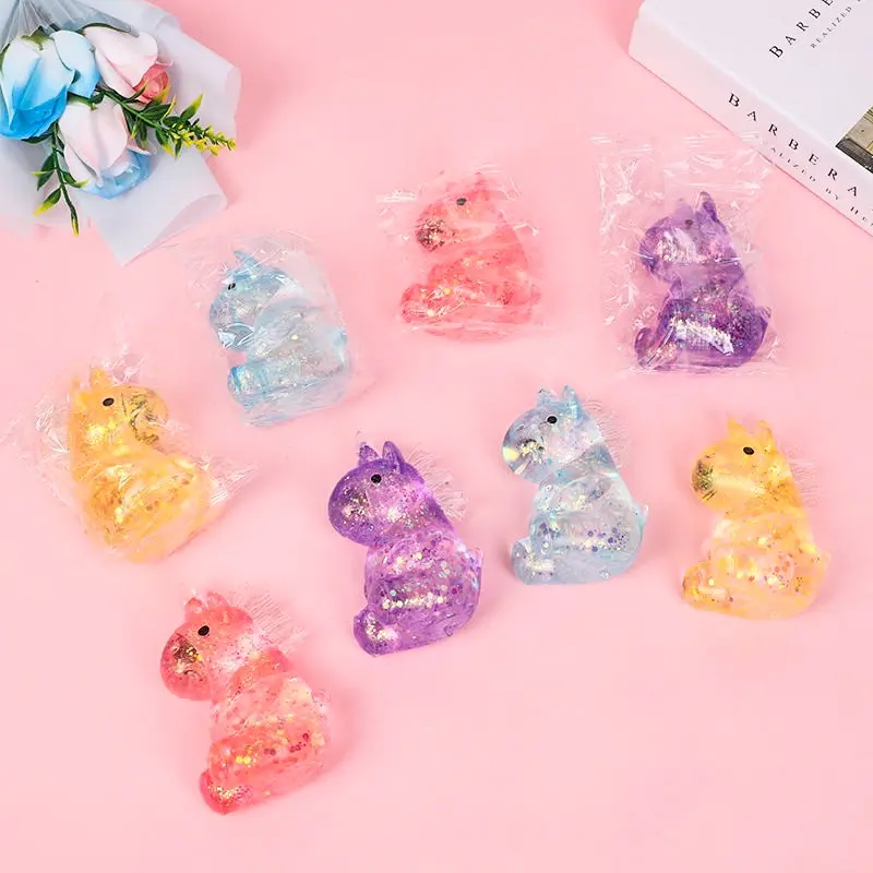 1/2/4/8/12 PCS Unicorn Maltose Fidget Toy, Sensory Stress Relief Soft Ball for Adults & Kids, Party Favor Prank Squeeze Toy Gifts , Anti-Anxiety Hand Pressure Reliever, Squishies, Squishy Fidgets, Fidget Stress Balls