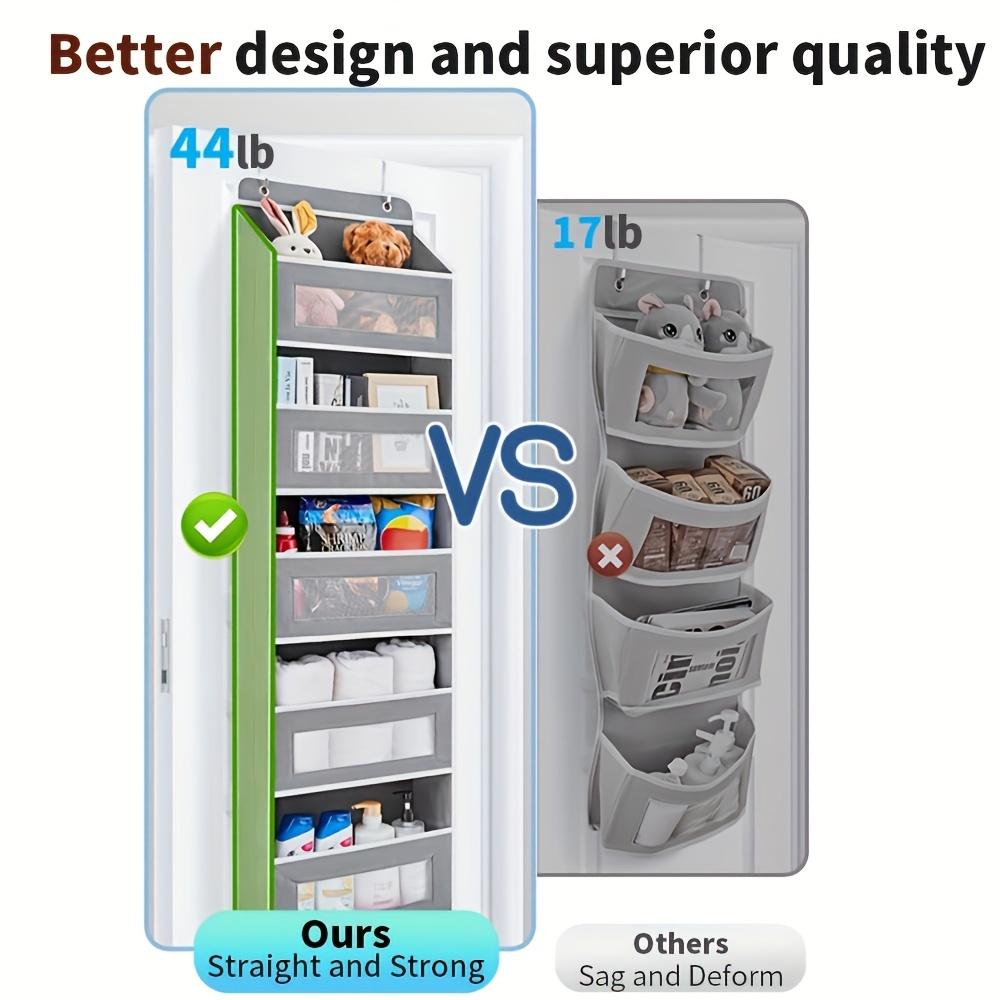 5-Tier Fabric Organizer, Behind-Wardrobe-Door Hanging Bag for Underwear & Socks Categorization, Home Room Storage Solution That Meets Needs, Meets Storage Needs