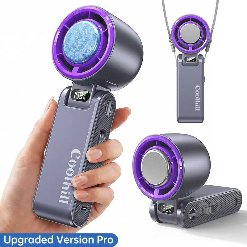 CoolHill Portable Handheld High Speed Fan - 199 Speeds
