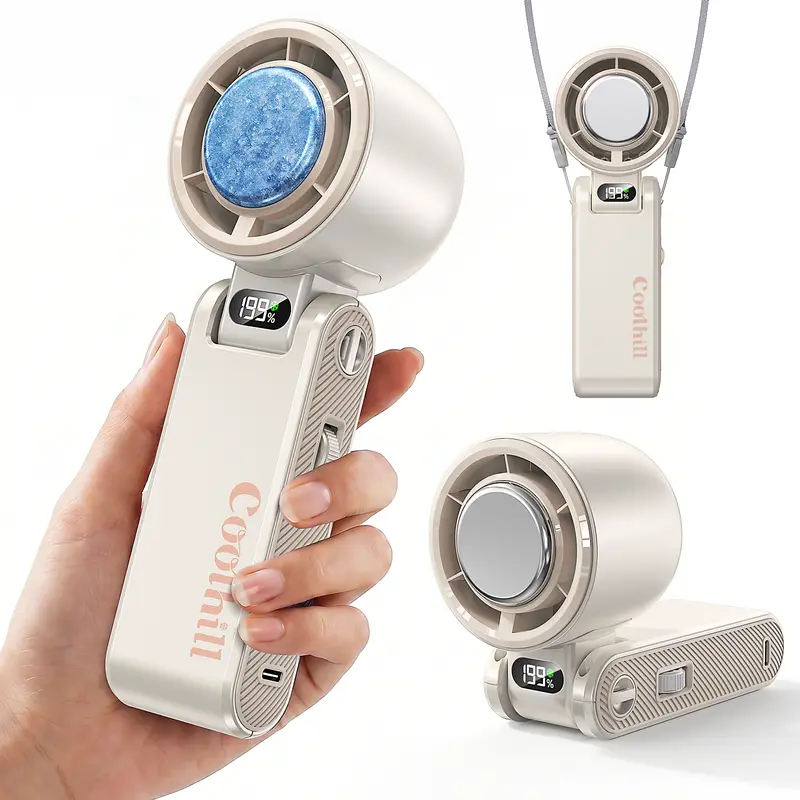 CoolHill Portable Handheld High Speed Fan - 199 Speeds