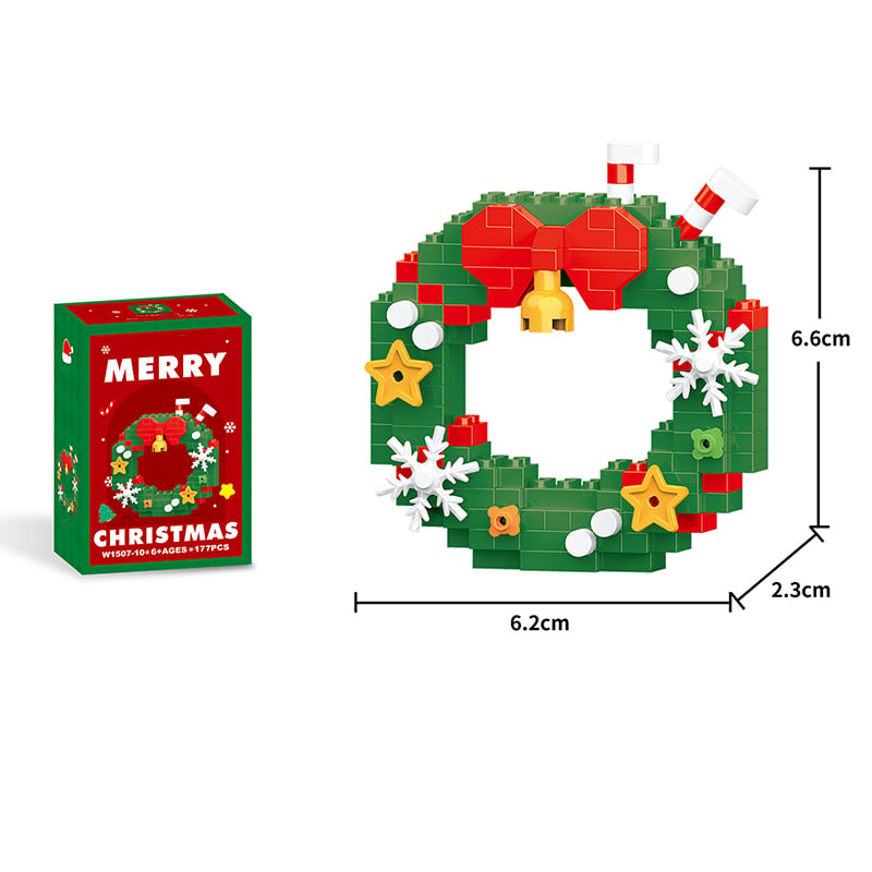 Mini Christmas Building Blocks Set