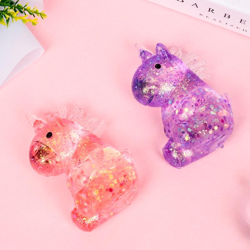 1/2/4/8/12 PCS Unicorn Maltose Fidget Toy, Sensory Stress Relief Soft Ball for Adults & Kids, Party Favor Prank Squeeze Toy, Anti-Anxiety Hand Pressure Reliever, Squishies, Squishy Fidgets, Fidget Stress Balls