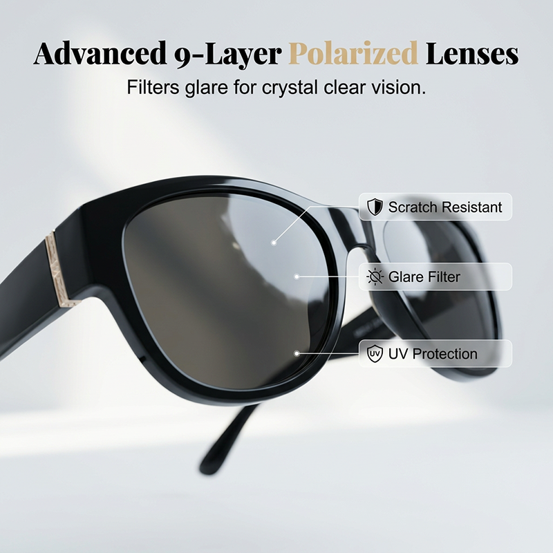 Glasses wearers: these oversized sunglasses slide right over your own glasses and make you look like a movie star—no expensive clip-ons, no fiddling with lenses!