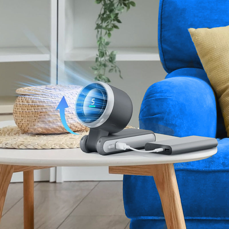 🔥3-in-1 Turbo Hand Fan🌬️ 5 Speeds, 24H Battery 🔋 | Perfect Father’s Day Gift for Dad & Commuters 🎁