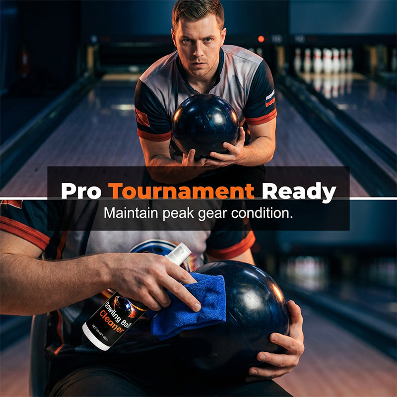 🥳2026 HOT SALE🥳💞50K+ SOLD!🎳✨Stop throwing gutter balls caused by oily residue! Pro-Grade Bowling Ball Cleaner . Includes premium towel. Keeps your ball performing like new! 