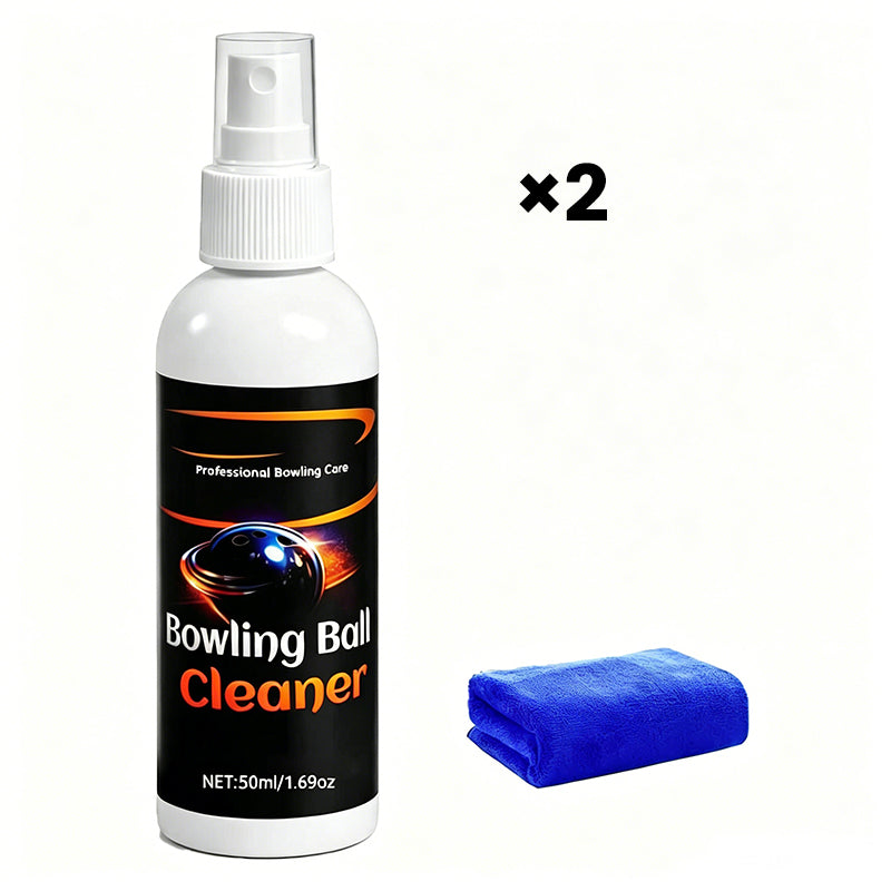 🥳2026 HOT SALE🥳💞50K+ SOLD!🎳✨Stop throwing gutter balls caused by oily residue! Pro-Grade Bowling Ball Cleaner . Includes premium towel. Keeps your ball performing like new! 