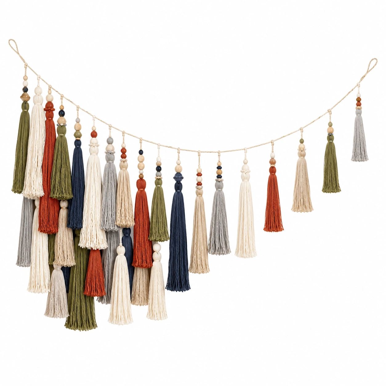 Guirnalda de Borlas Multicolor para Decoración-Meubl Ora