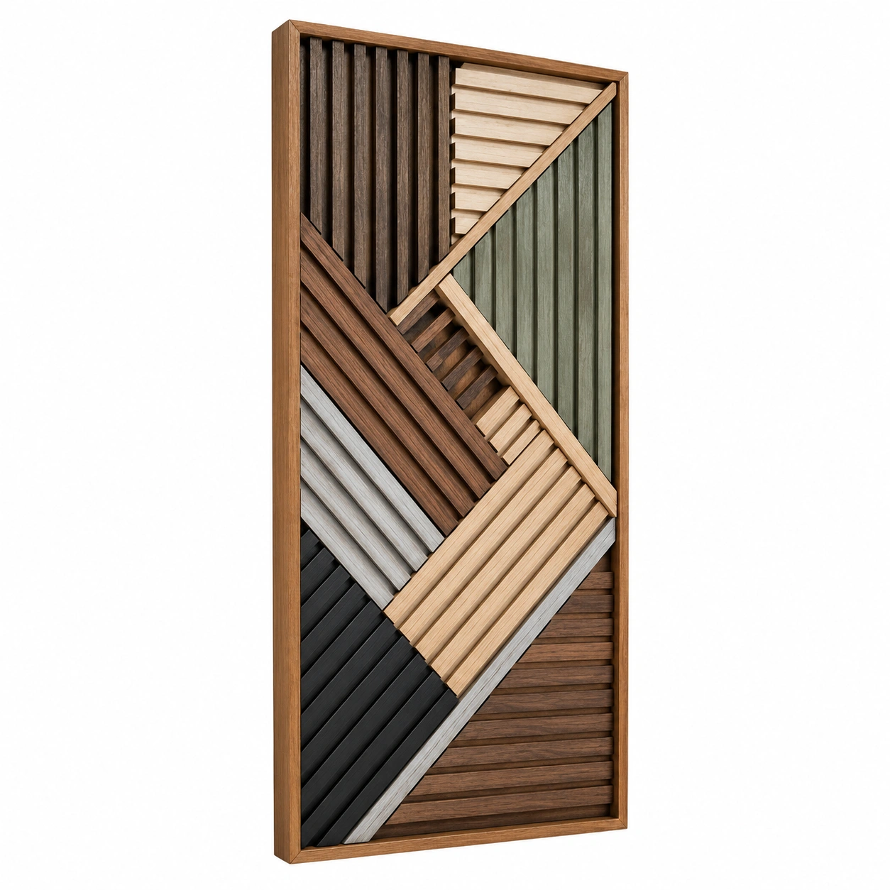 Panel Decorativo Geométrico Multicolor 60x120cm-Meubl Ora