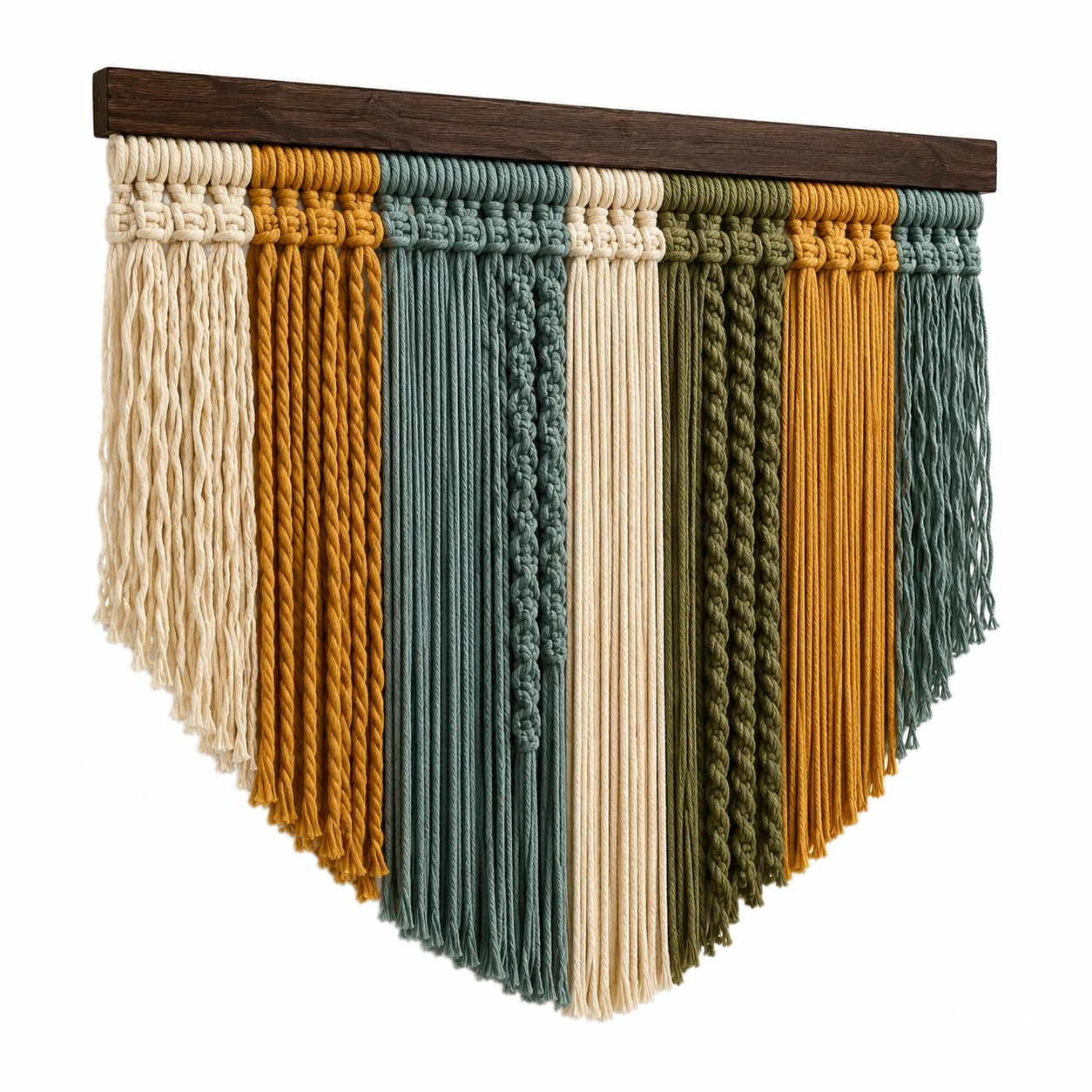 Tapiz de Pared de Macramé Bohemio Multicolor 60x80cm-Meubl Ora