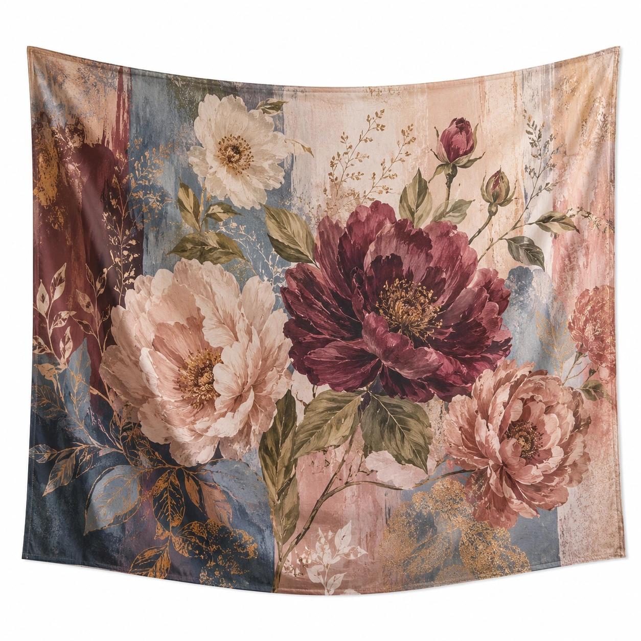 Tapiz Decorativo Floral Vintage Multicolor-RALMOVIEL