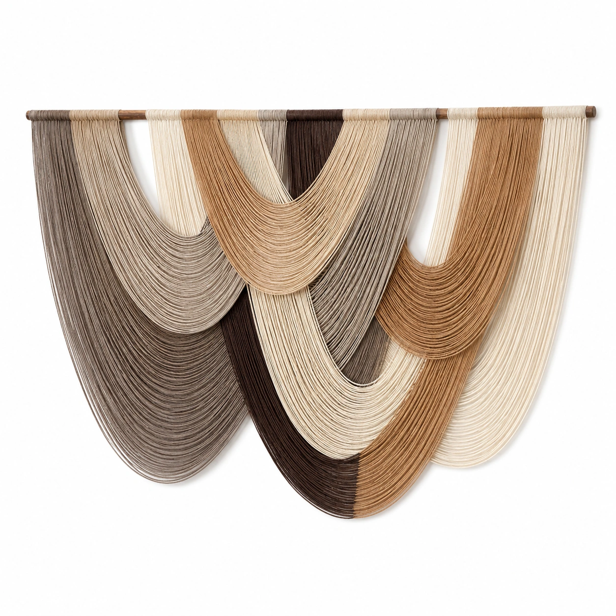 Tapiz decorativo bohemio en gris, marrón y beige-RALMOVIEL