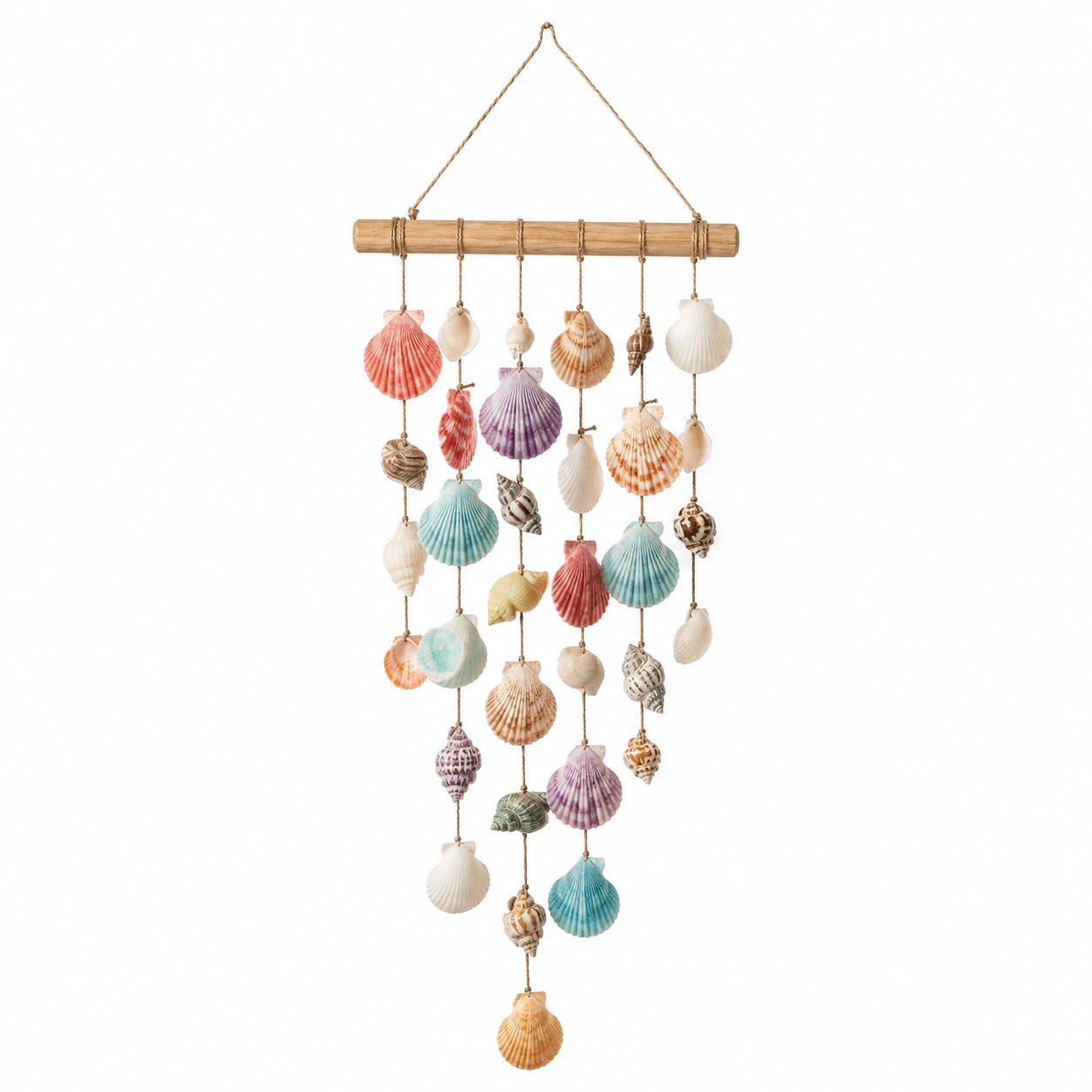 Decoración Colgante de Conchas Multicolores-Livzina