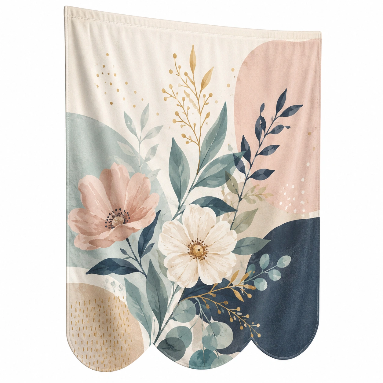 Tapiz decorativo floral moderno 150x130cm pastel-Livzina