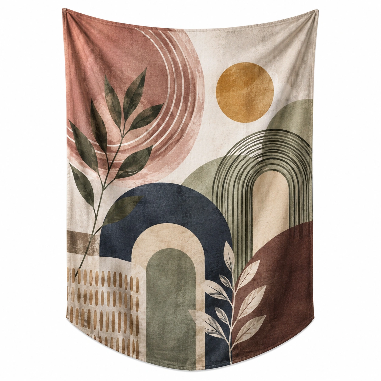 Tapiz Decorativo Abstracto Multicolor 150x130cm-Livzina