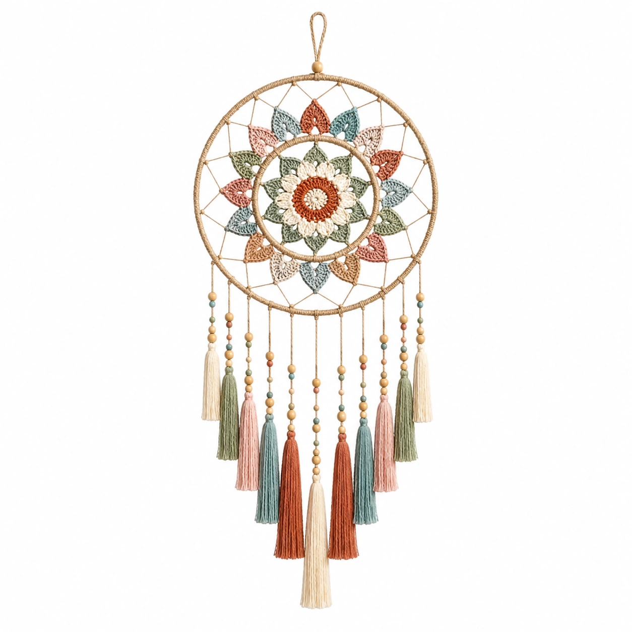 Atrapasueños Bohemio Multicolor Pastel-Livzina