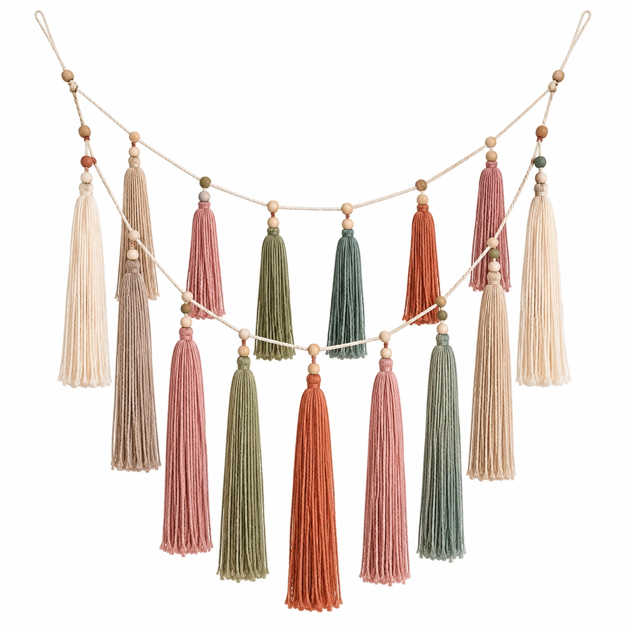 Guirnalda de Borlas Multicolor Bohemia-Livzina