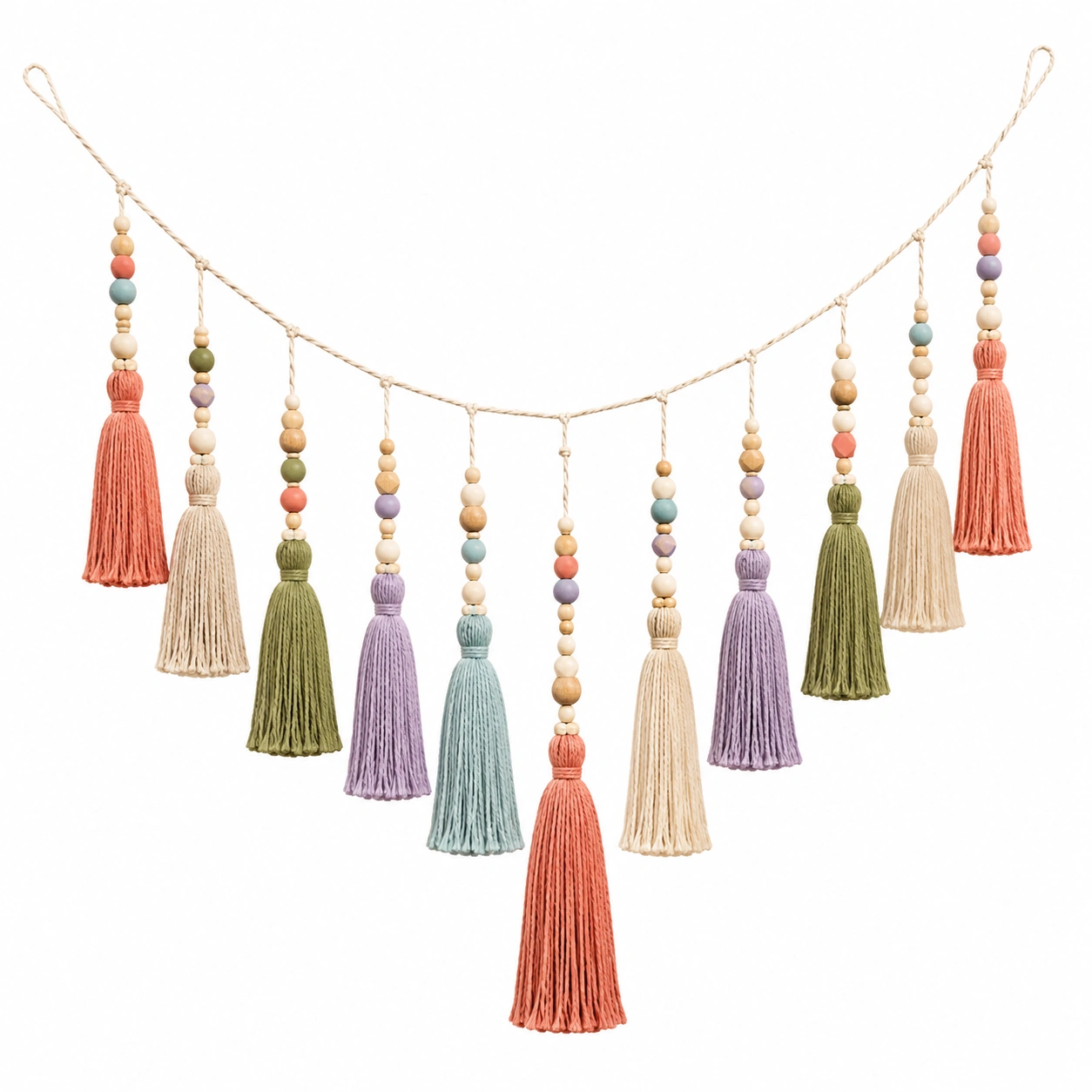 Guirnalda Decorativa de Borlas Multicolor Bohemia-Livzina