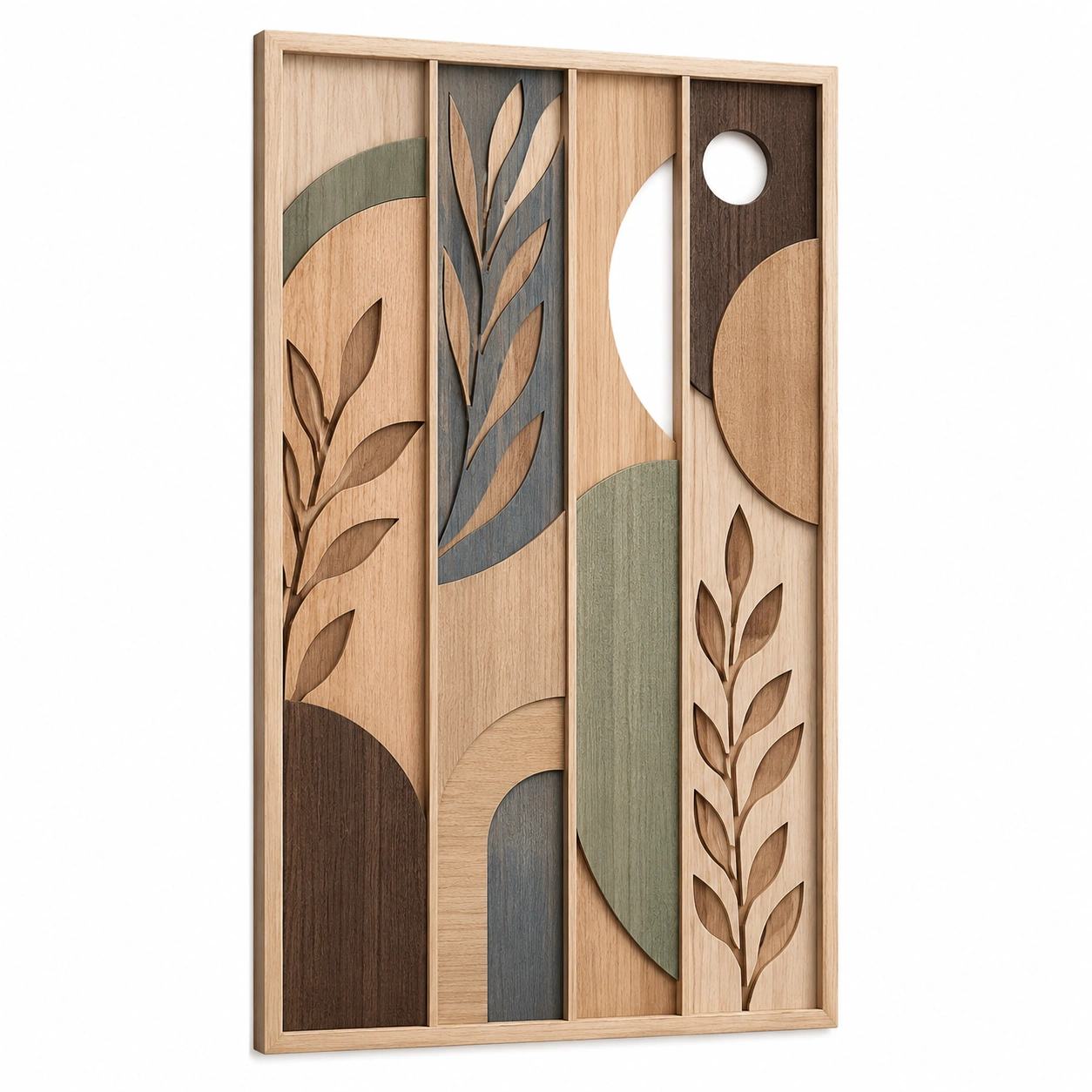 Cuadro Decorativo Geométrico Natural 60x90cm-Livzina