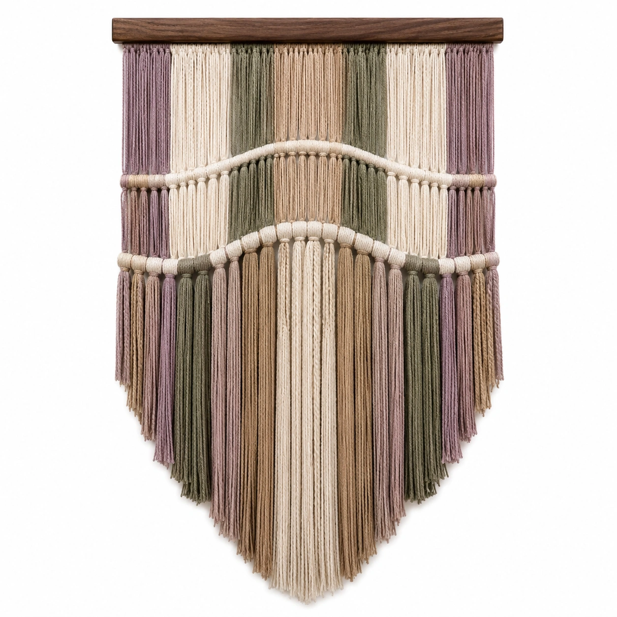 Tapiz de Pared Bohemio Multicolor Hecho a Mano-Livzina