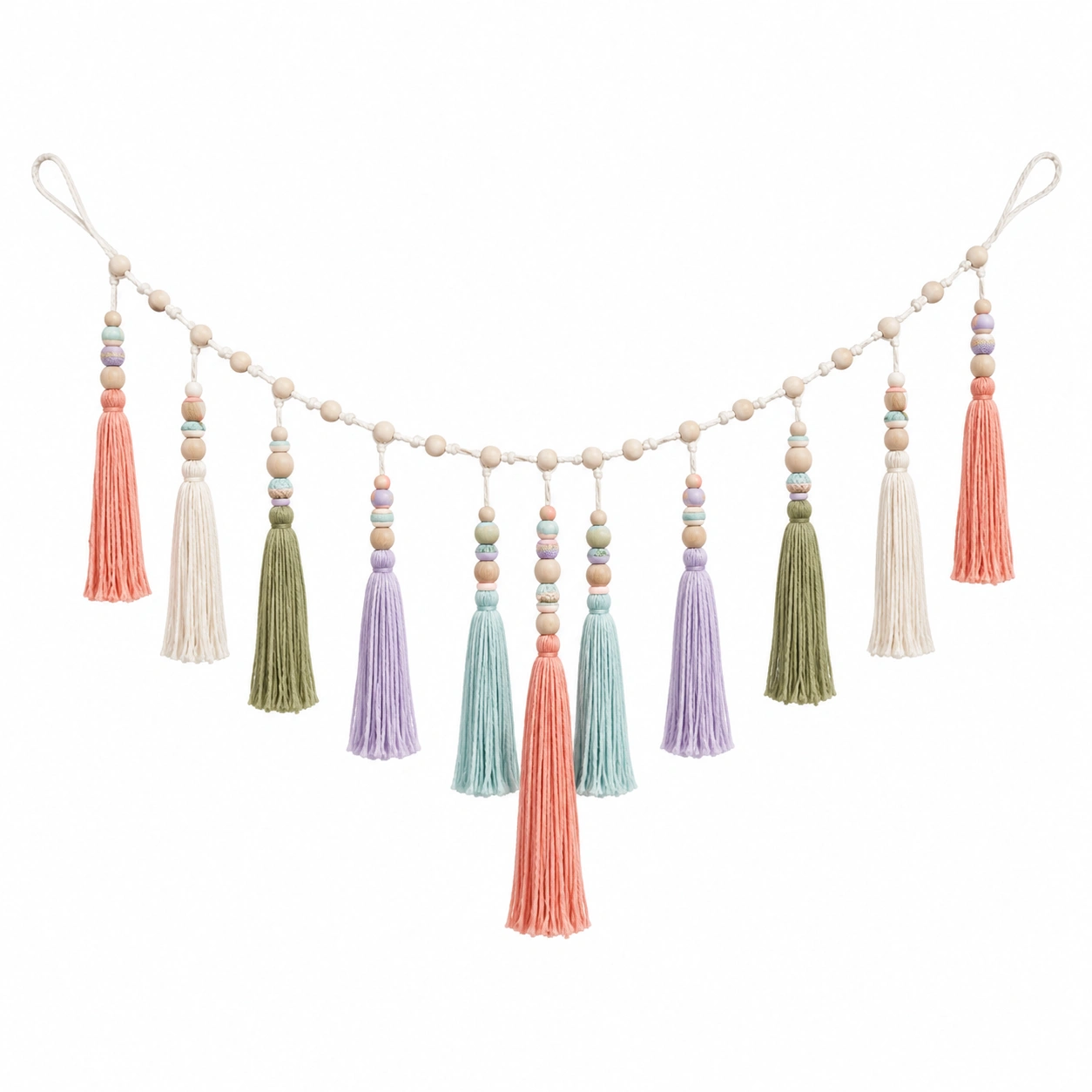 Guirnalda Decorativa de Borlas Multicolores-Furno Rixa