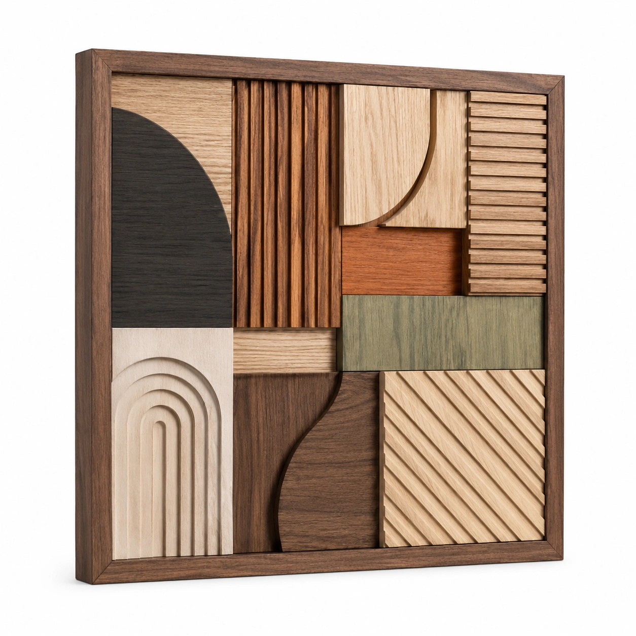 Cuadro Decorativo Geométrico Multicolor 50x50 cm-meubelvia