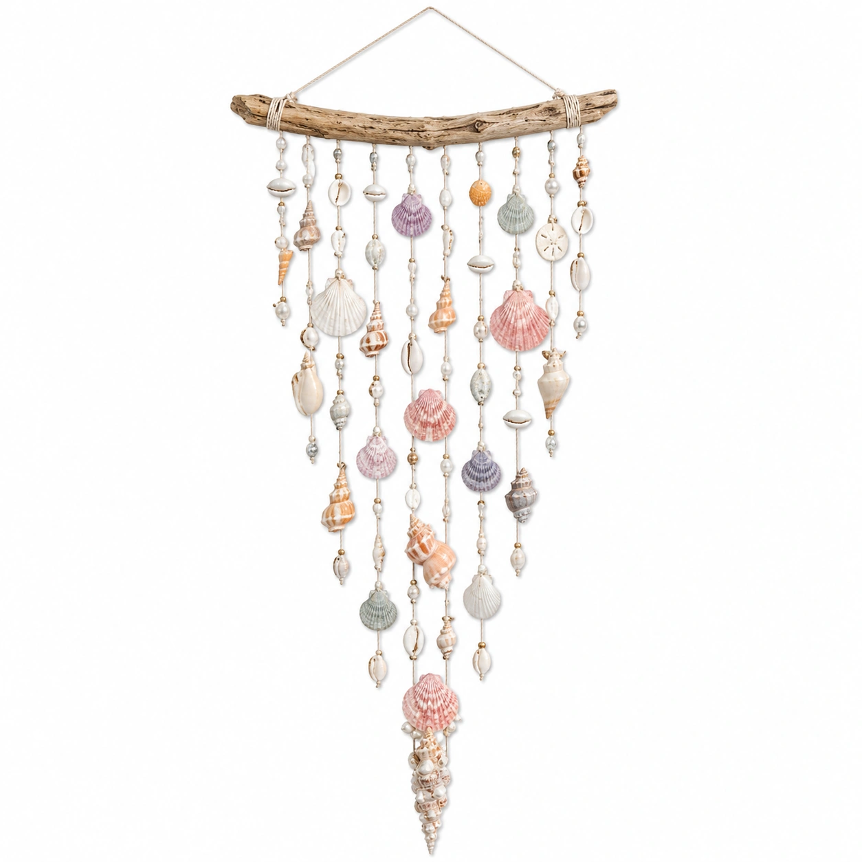 Colgante Decorativo Multicolor con Conchas Marinas-LiVdina