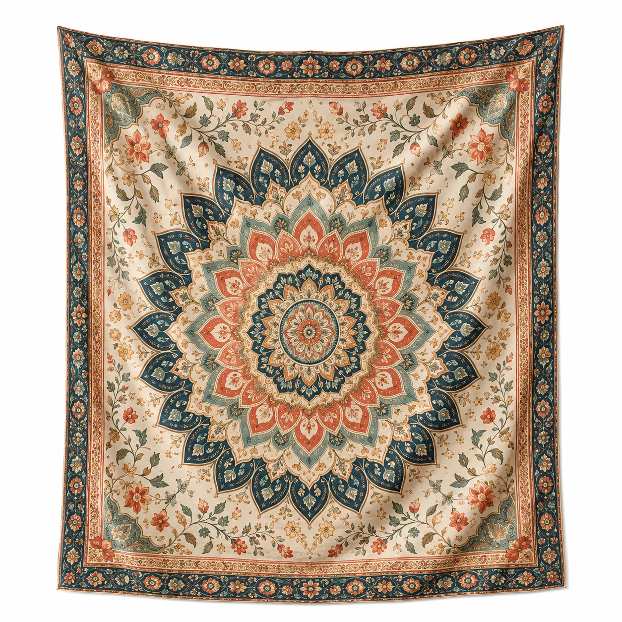 Tapiz Decorativo de Pared Mandala Bohemio 200x150cm-LiVdina