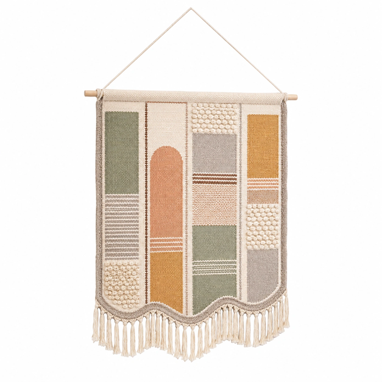 Tapiz de pared bohemio multicolor 50x70cm-LiVdina