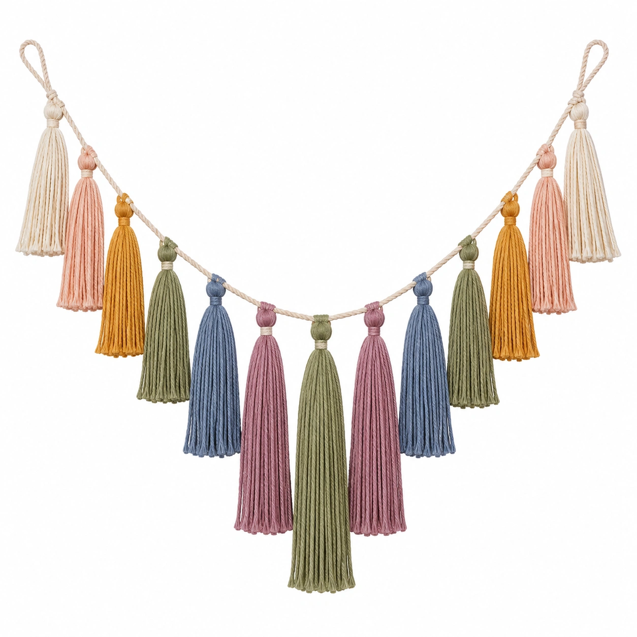 Guirnalda de Borlas Decorativas Multicolor-LiVdina