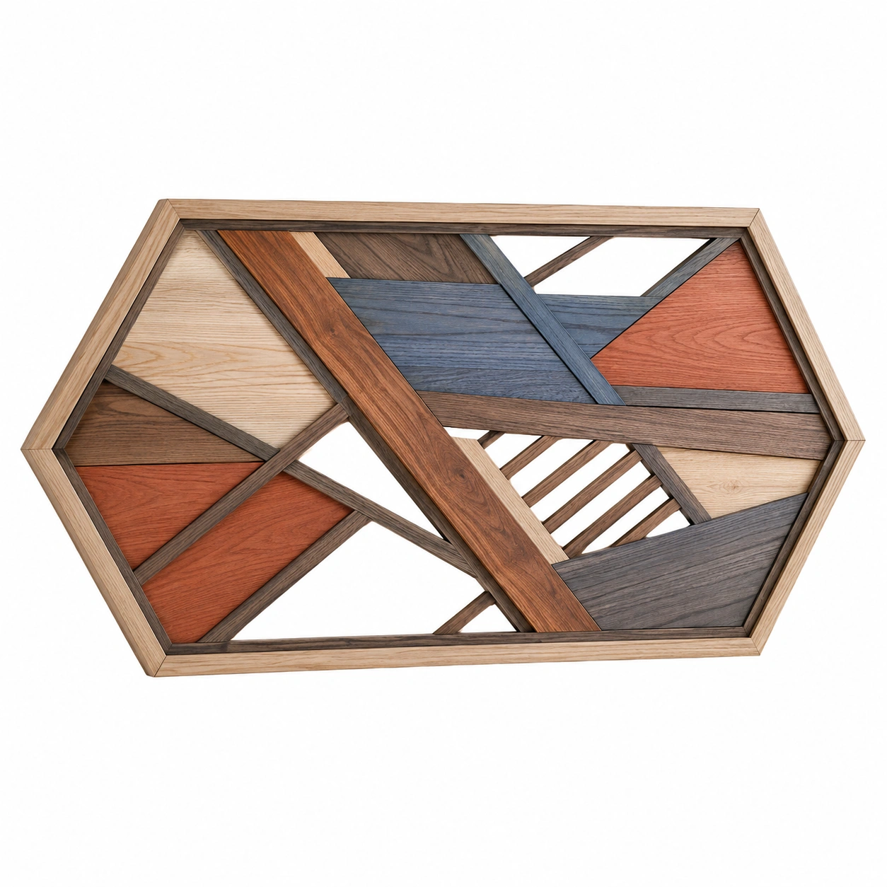 Arte de Pared Hexagonal Multicolor Moderno-LiVdina