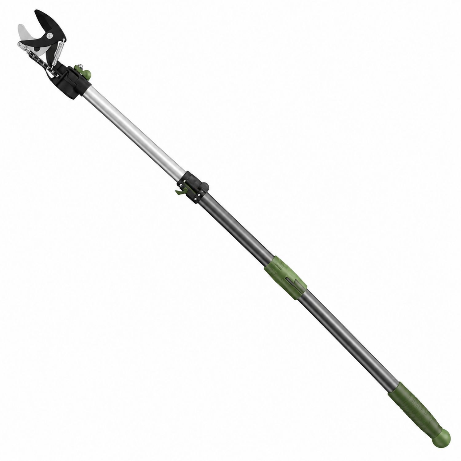 Cesoie da Potatura Telescopiche Regolabili Nero/Argento/Verde