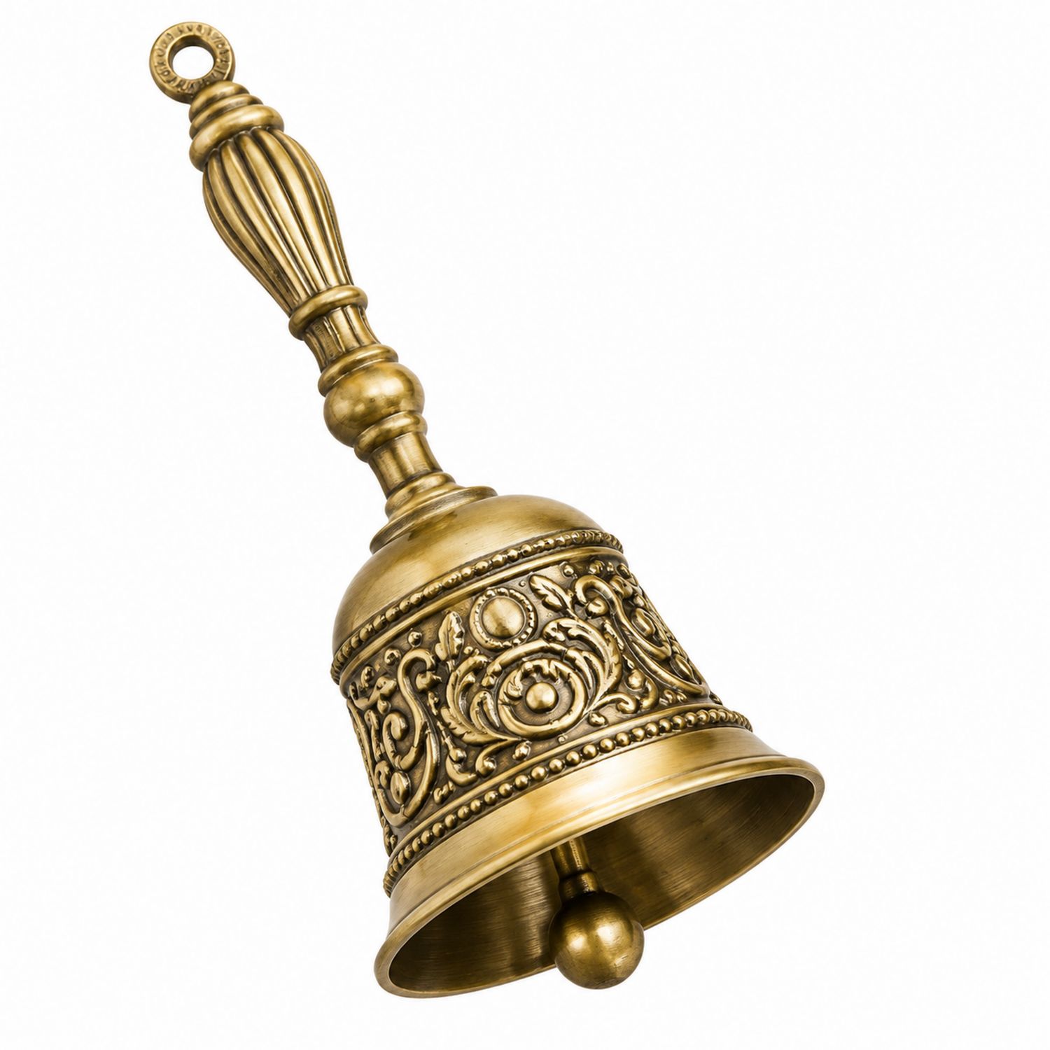 Dekorative Handglocke Vintage Design Gold