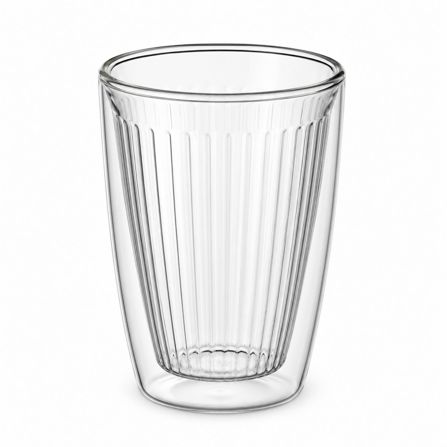 Transparentes Doppelwandiges Glas 250ml