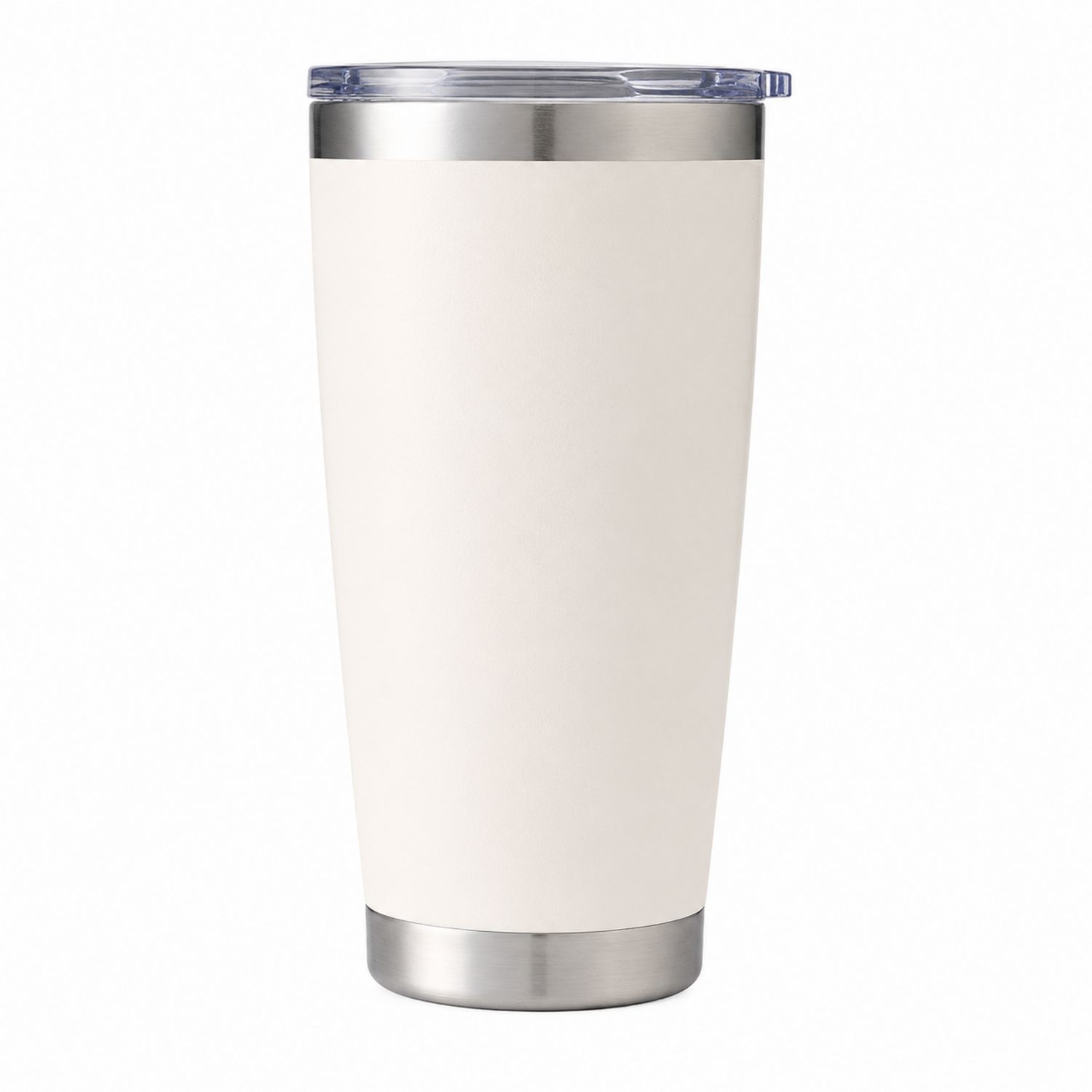 Thermobecher Weiß 500ml Edelstahl
