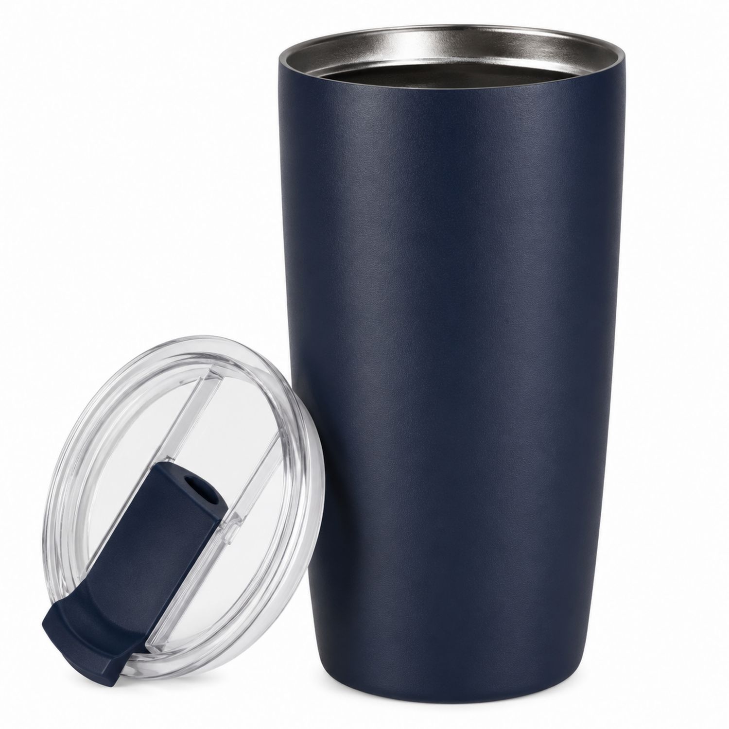 Blauer Thermobecher mit Deckel 500ml