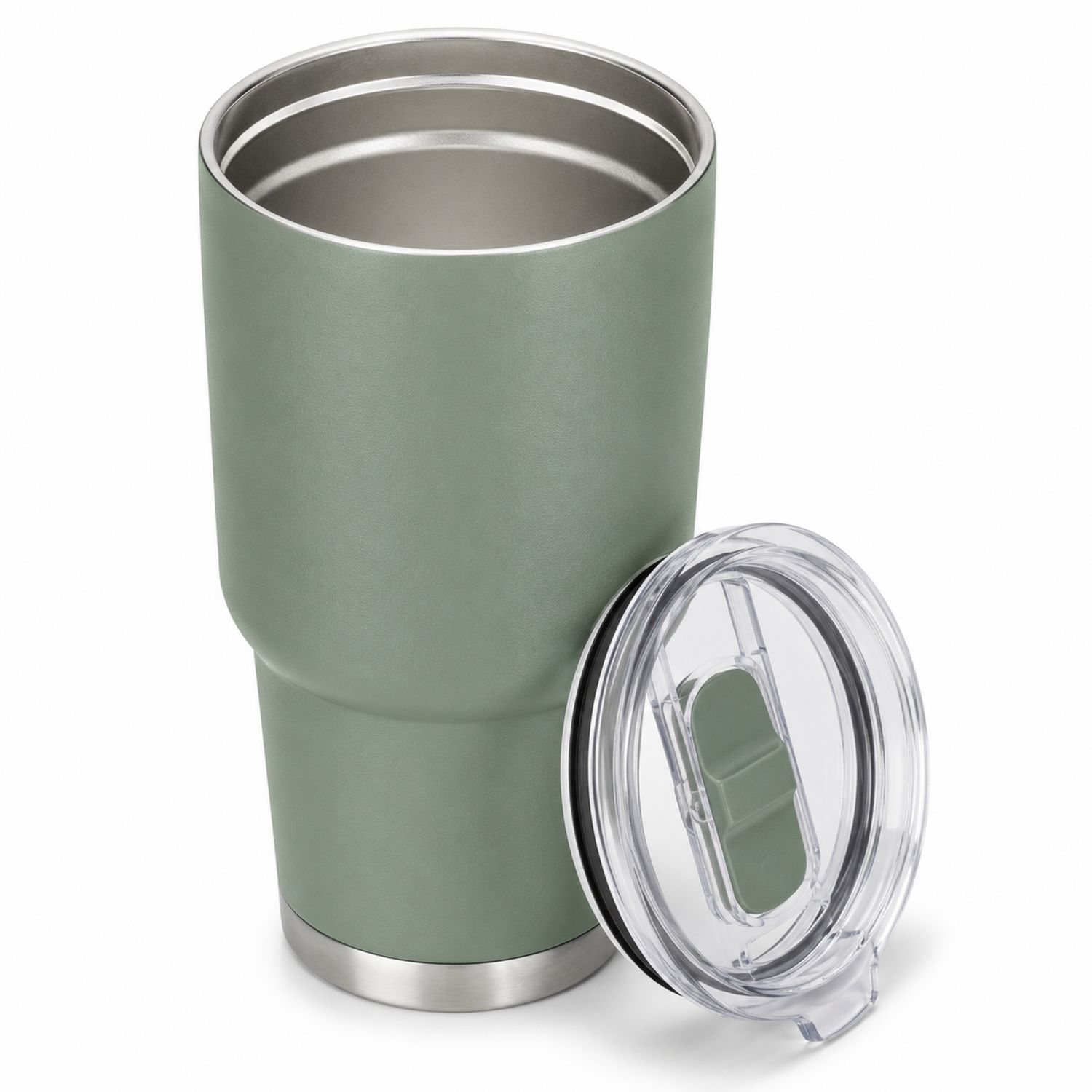 Isolierbecher 500ml Olivgrün mit Deckel
