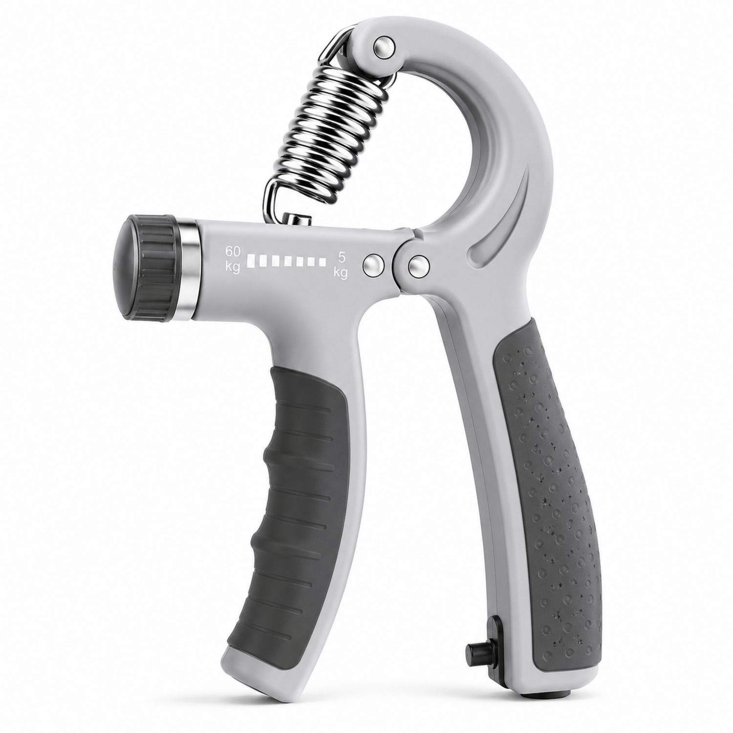 Pinza Regolabile per Allenamento Mani 5-60kg Grigio