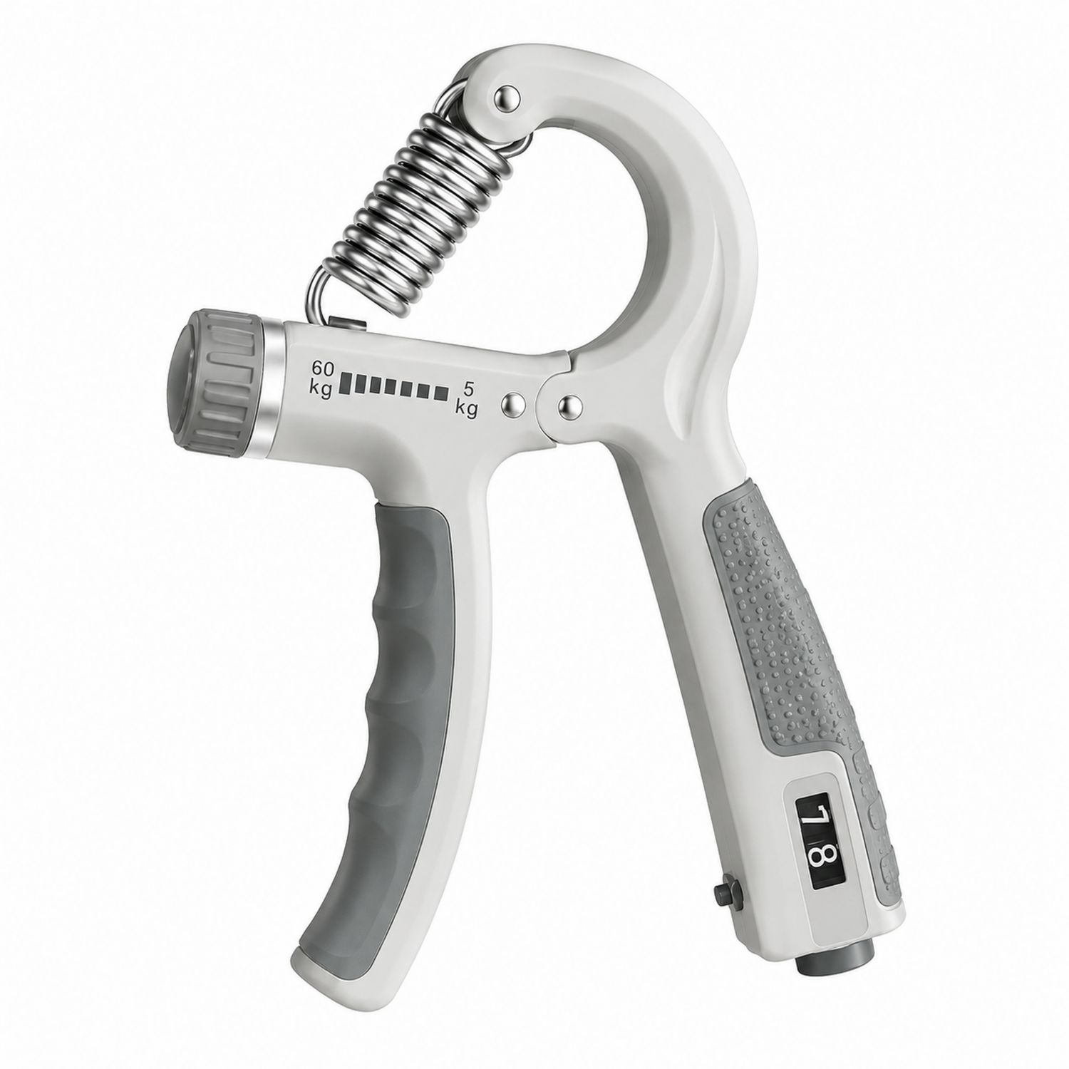 Pinza Allenamento Resistenza Regolabile 5-60kg Grigio