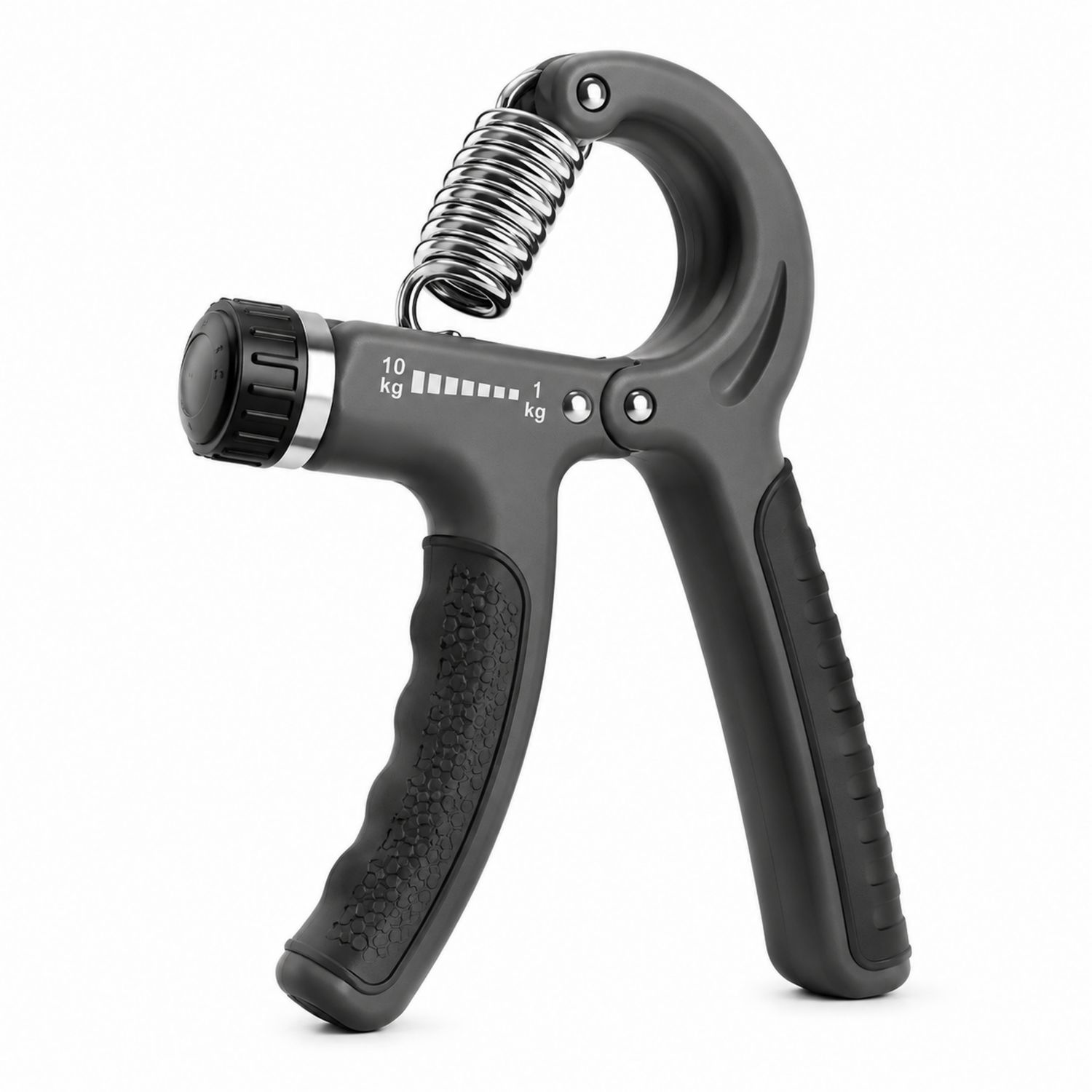 Pinza Regolabile per Forza della Mano 1-10 kg Nero