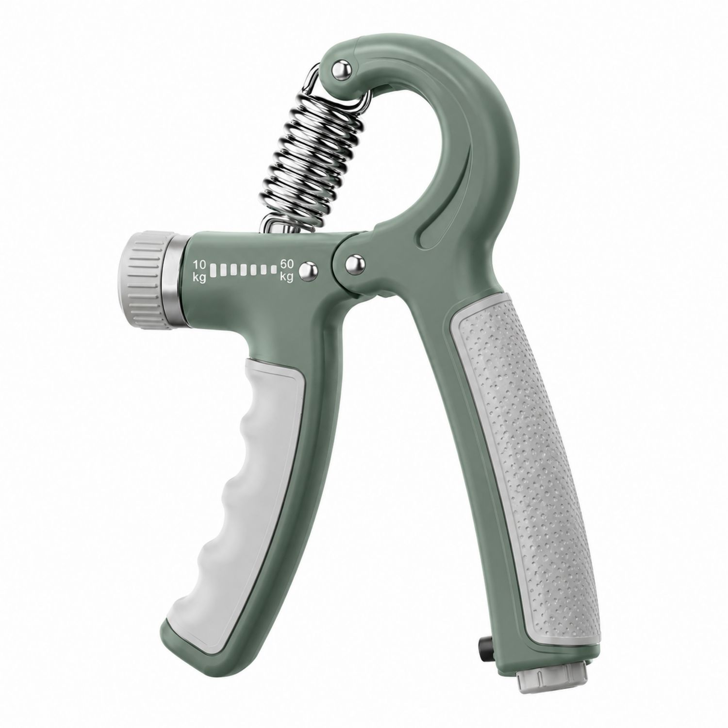 Pinza Regolabile per Allenamento Mano e Avambraccio Verde 10-60 kg