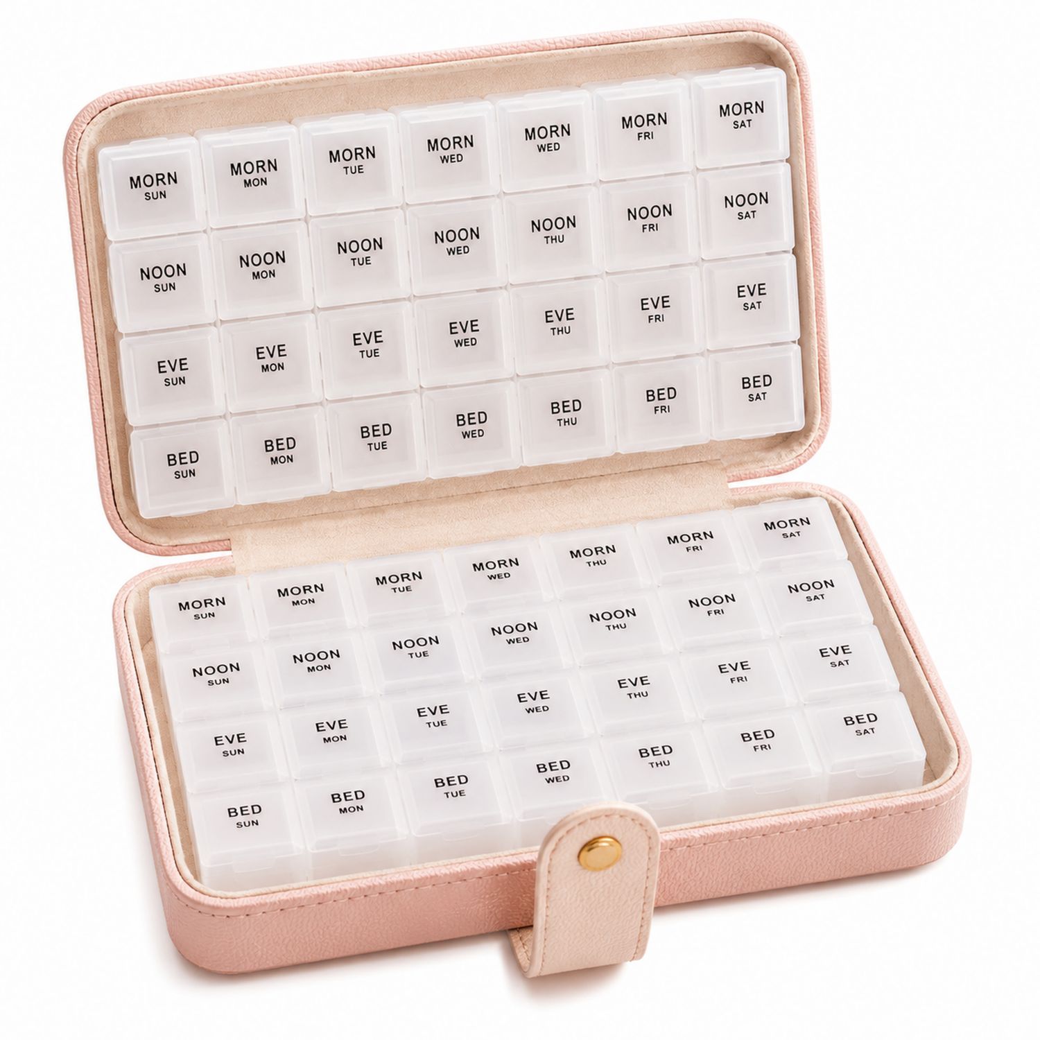 Organizzatore Settimanale Portapillole Rosa